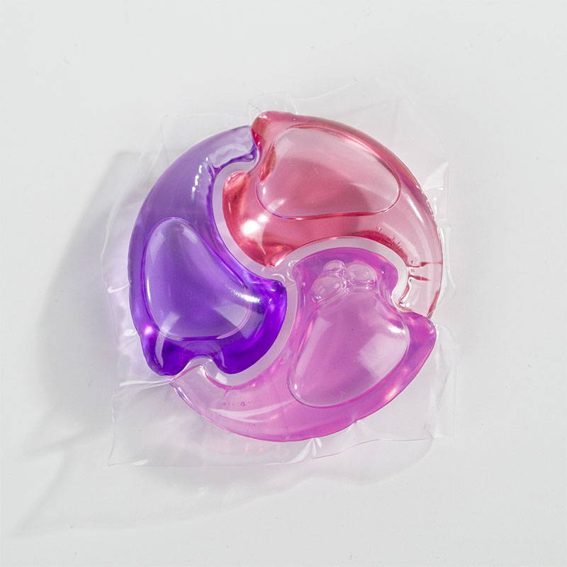 Капсула стирального порошка 3D Пурпурно-красный порошок