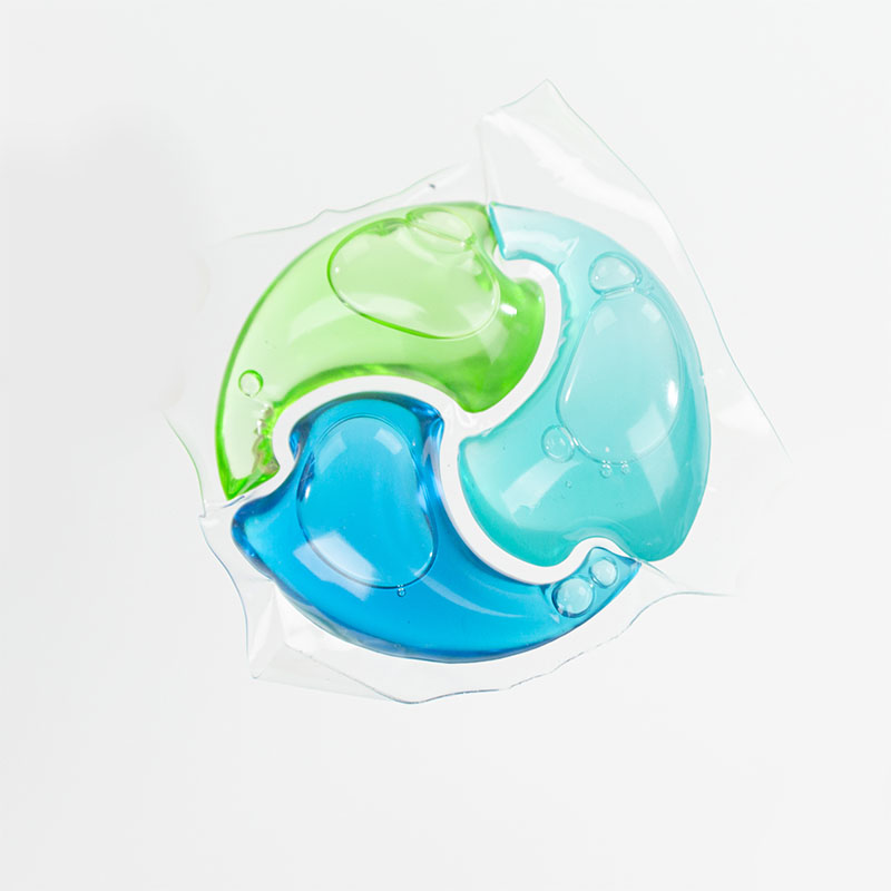 Laundry detergent pod 3D Purple-red Powder