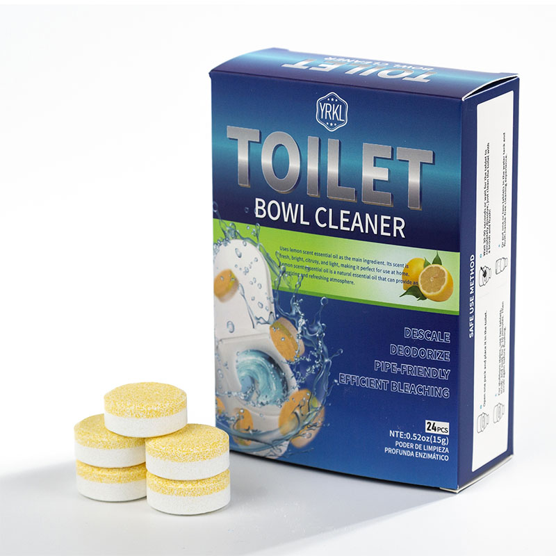 Искрящиеся таблетки в унитазе