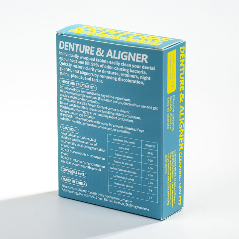Denture effervescent tablets