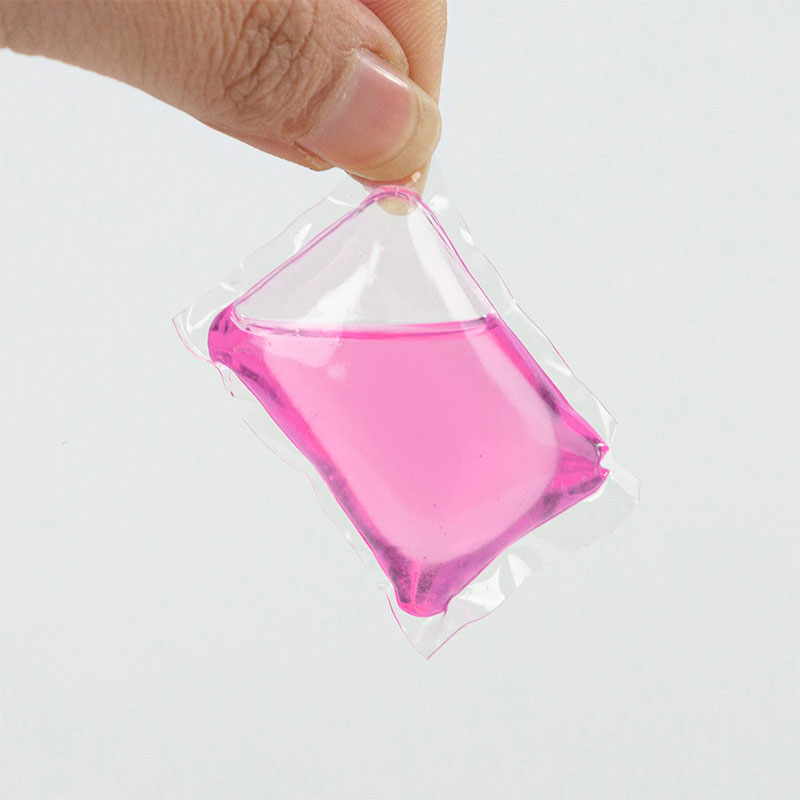 Laundry detergent pod 1D pink
