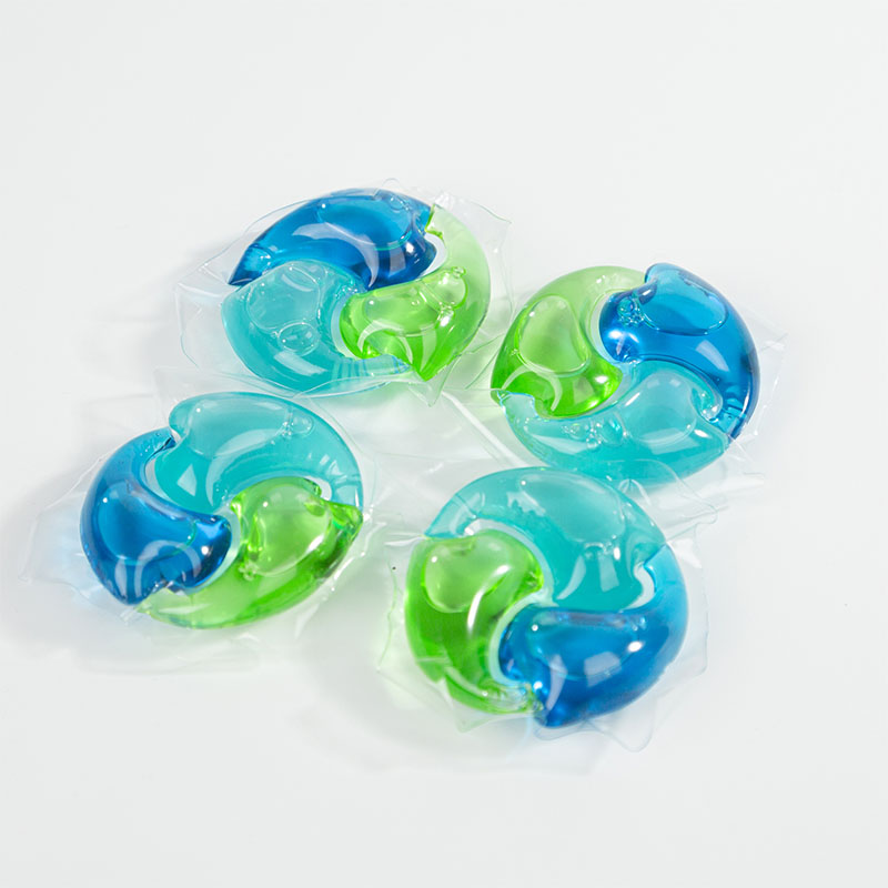 Laundry detergent pod 3D Purple-red Powder