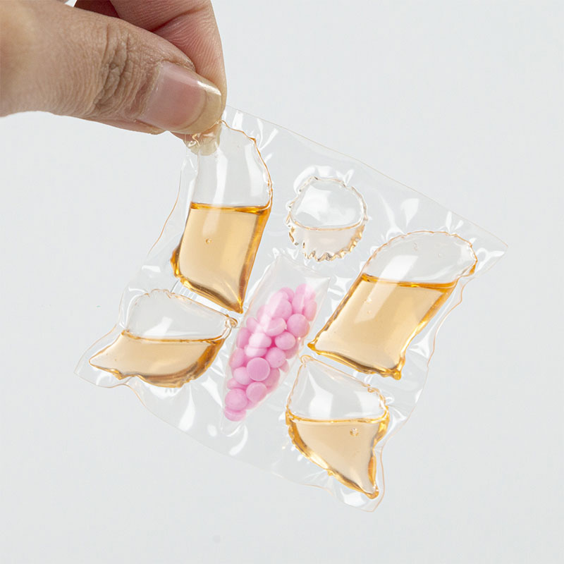 Laundry detergent pod 6D Yellow Butterfly