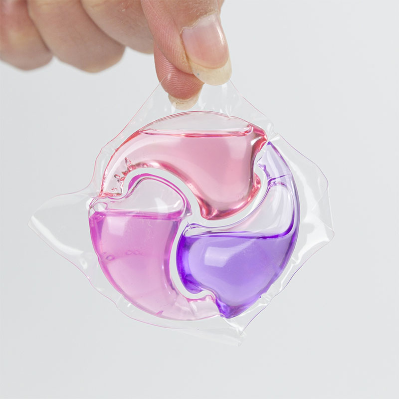 Капсула стирального порошка 3D Пурпурно-красный порошок