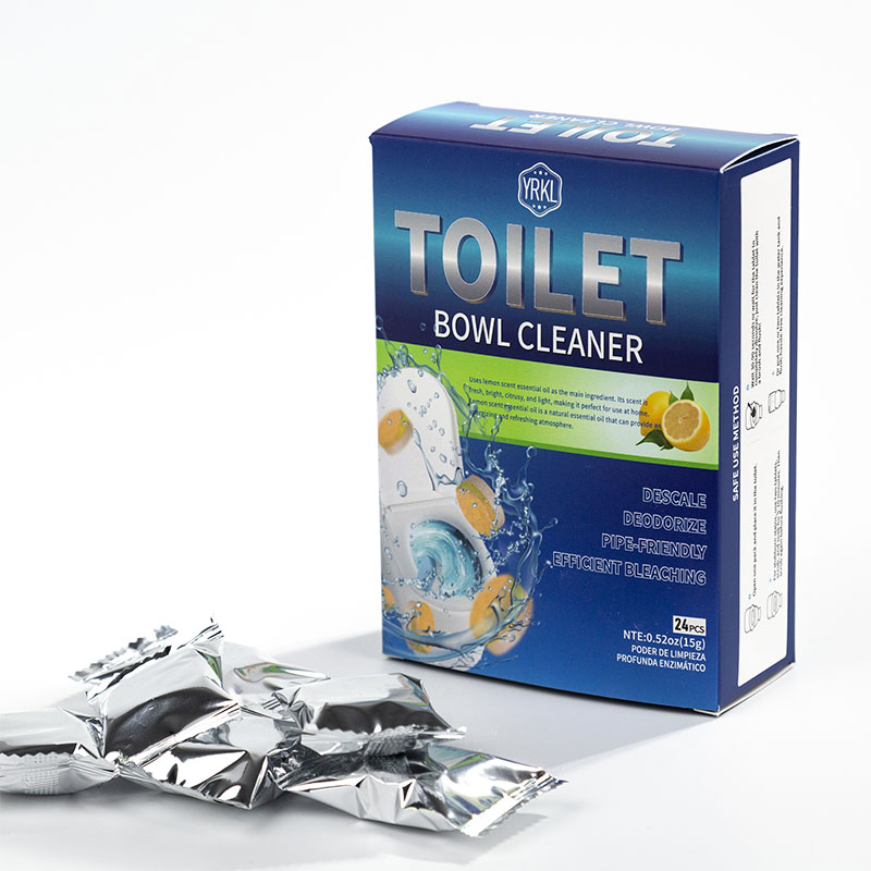 Искрящиеся таблетки в унитазе