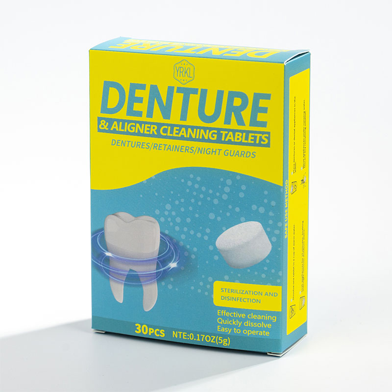 Denture effervescent tablets