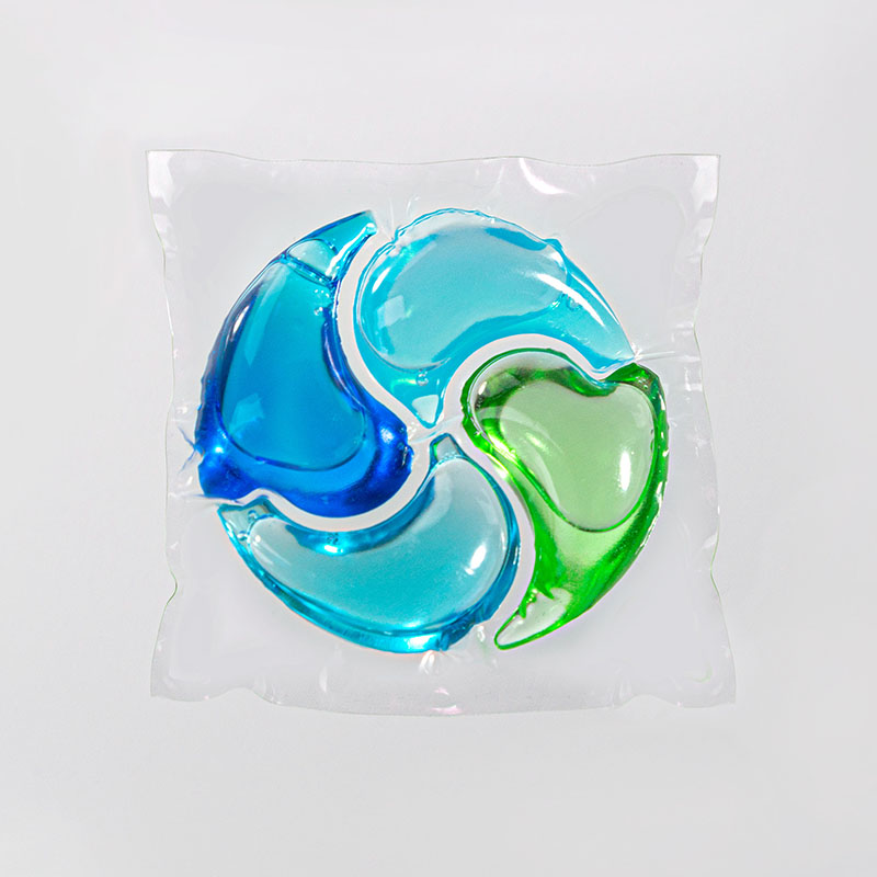 Стиральный порошок pod 4D зеленовато-синего