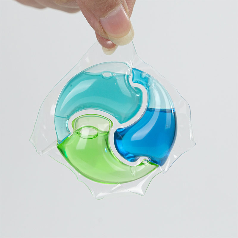 Laundry detergent pod 3D Purple-red Powder