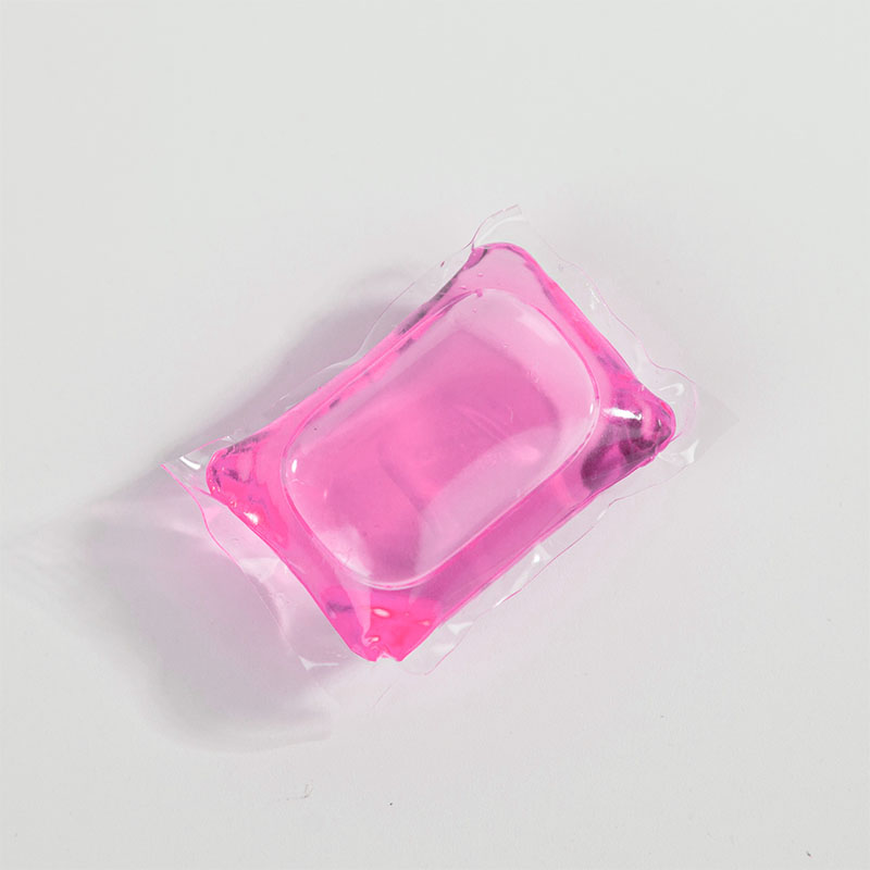 Laundry detergent pod 1D pink