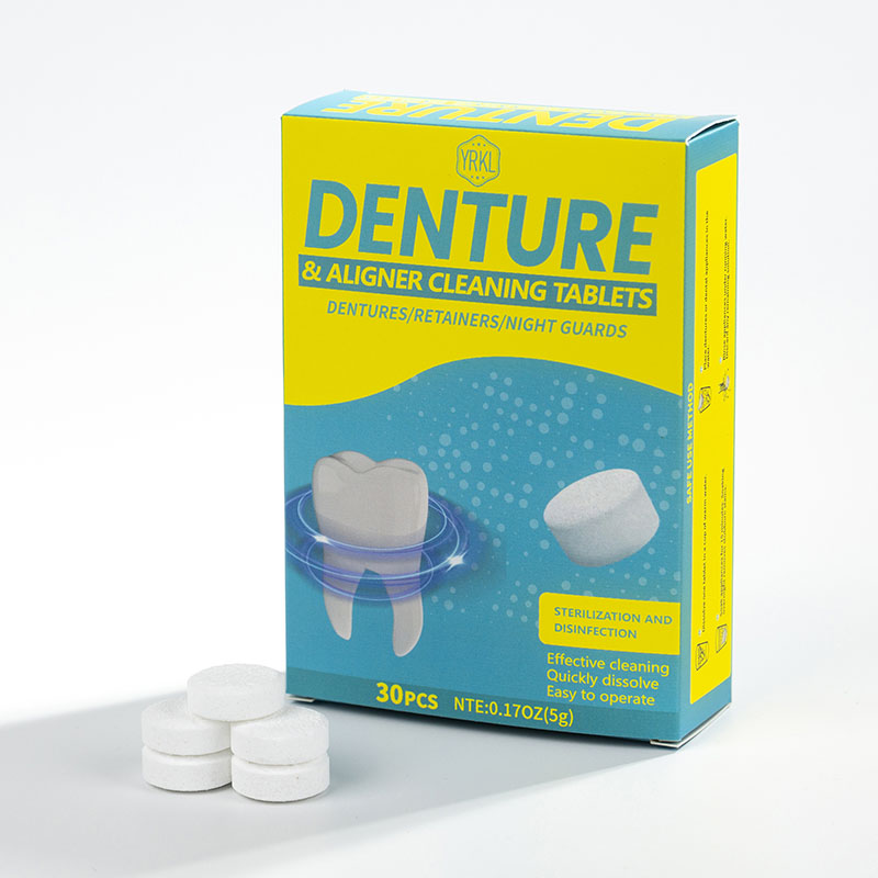 Denture effervescent tablets
