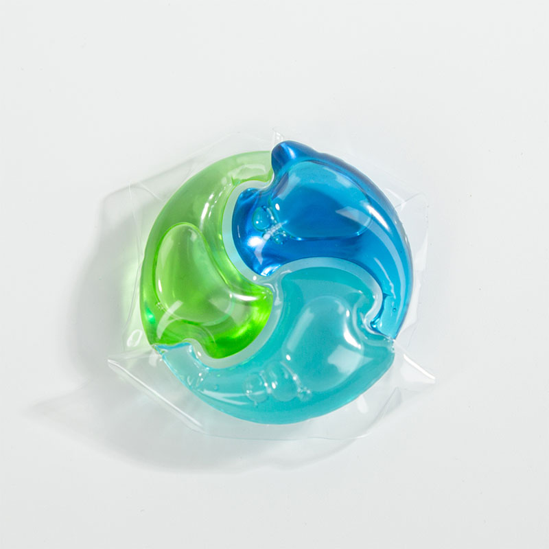 Laundry detergent pod 3D Purple-red Powder