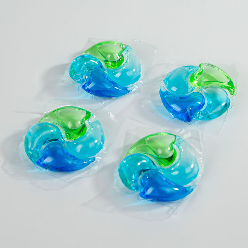 Стиральный порошок pod 4D зеленовато-синего