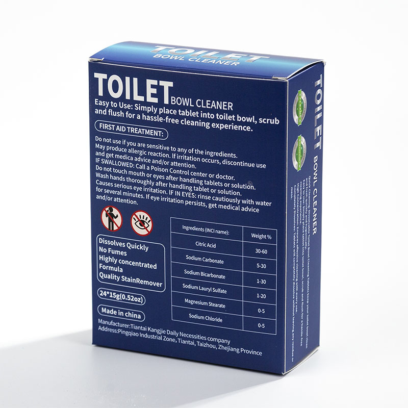 Искрящиеся таблетки в унитазе