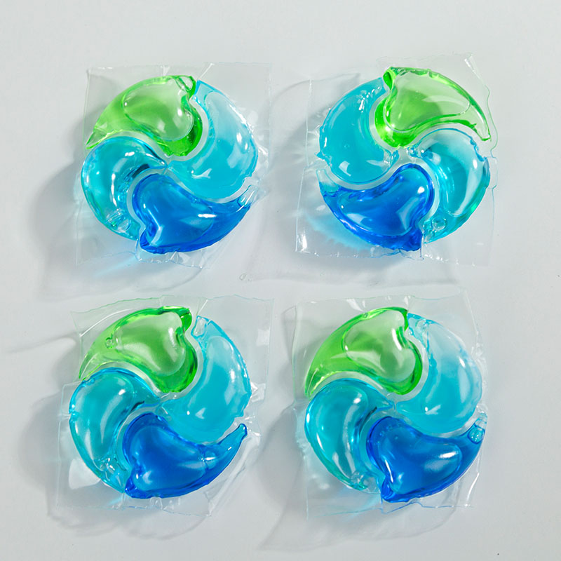 Стиральный порошок pod 4D зеленовато-синего