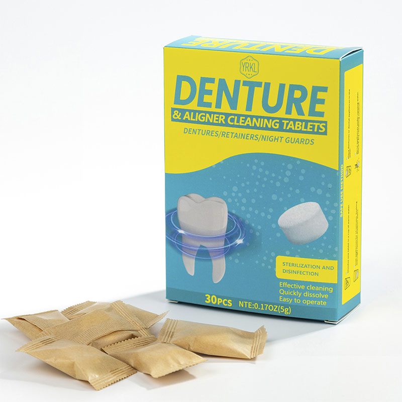 Denture effervescent tablets
