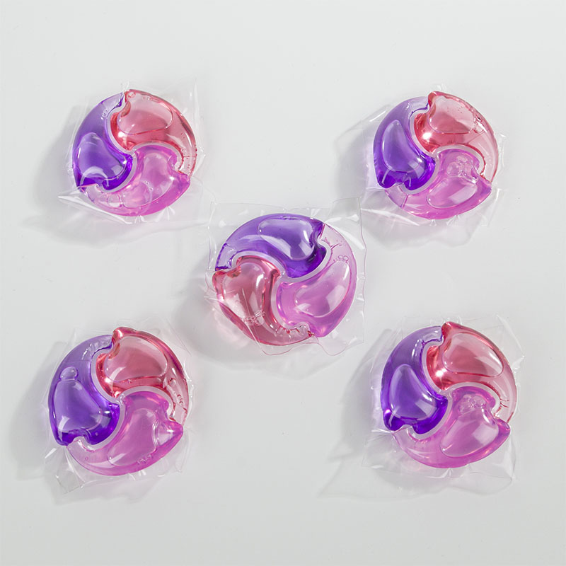 Капсула стирального порошка 3D Пурпурно-красный порошок