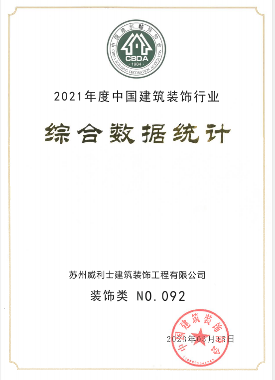 中国建筑工程装饰奖