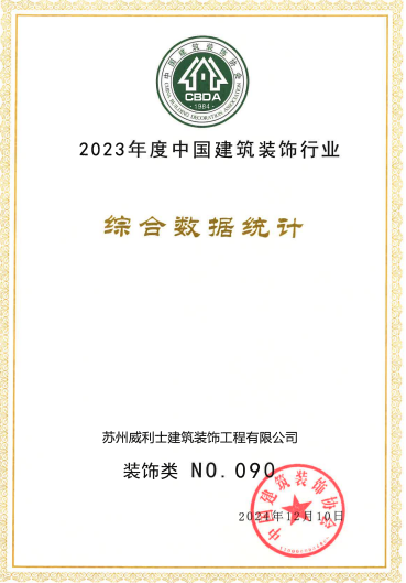 2023年中国建筑装饰行业