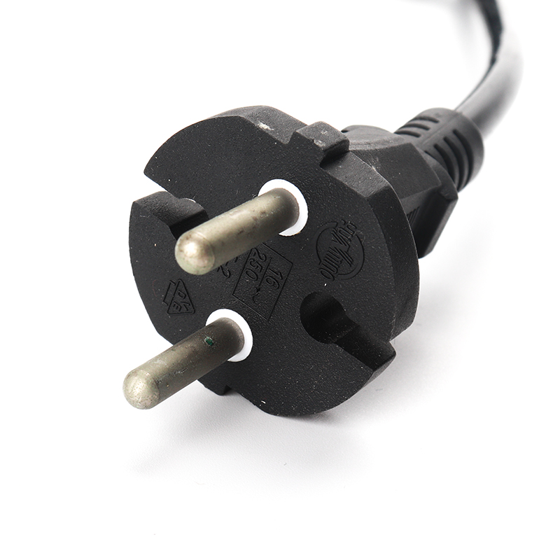 D02欧洲插头弹簧线