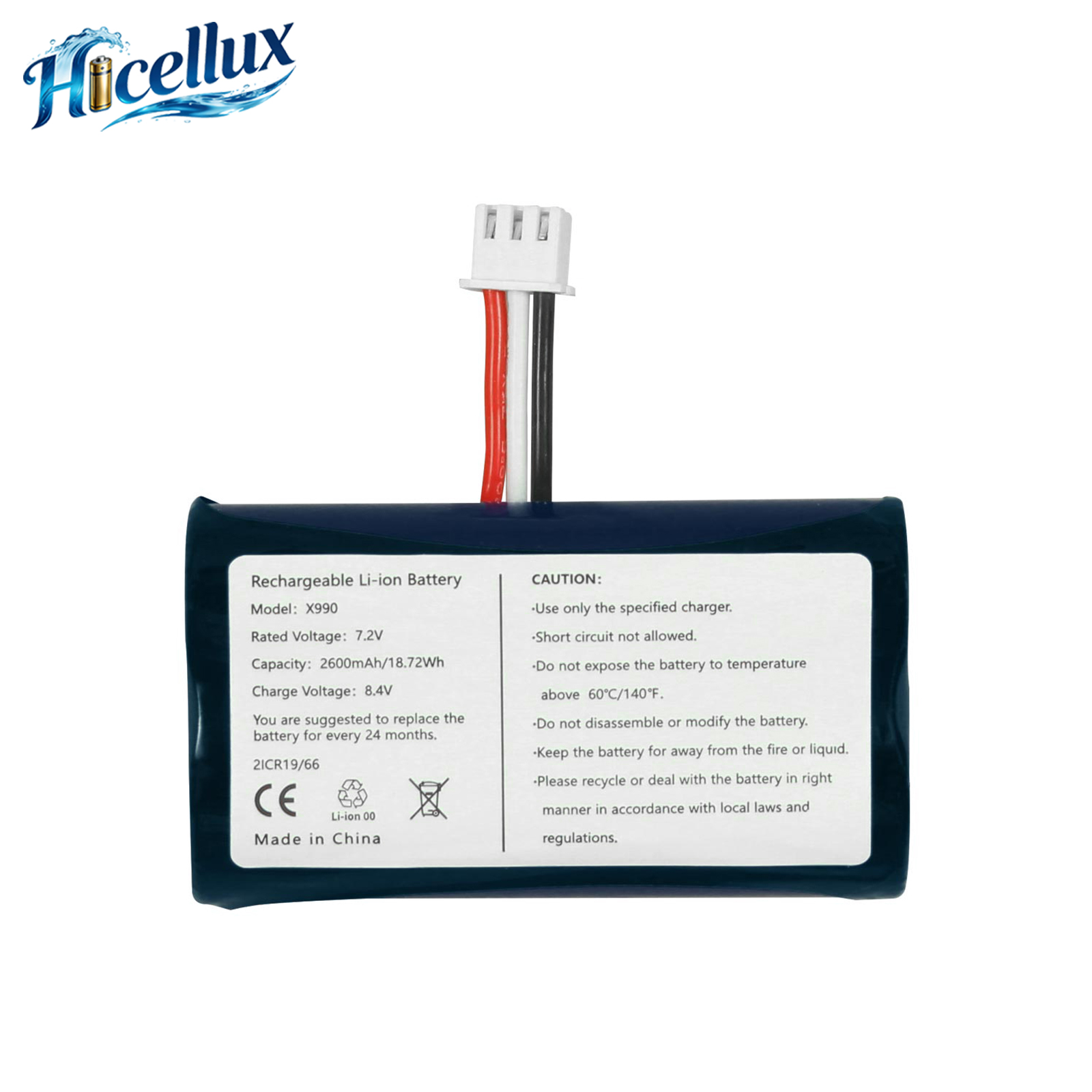 For Verifone X990 Replacement Battery 