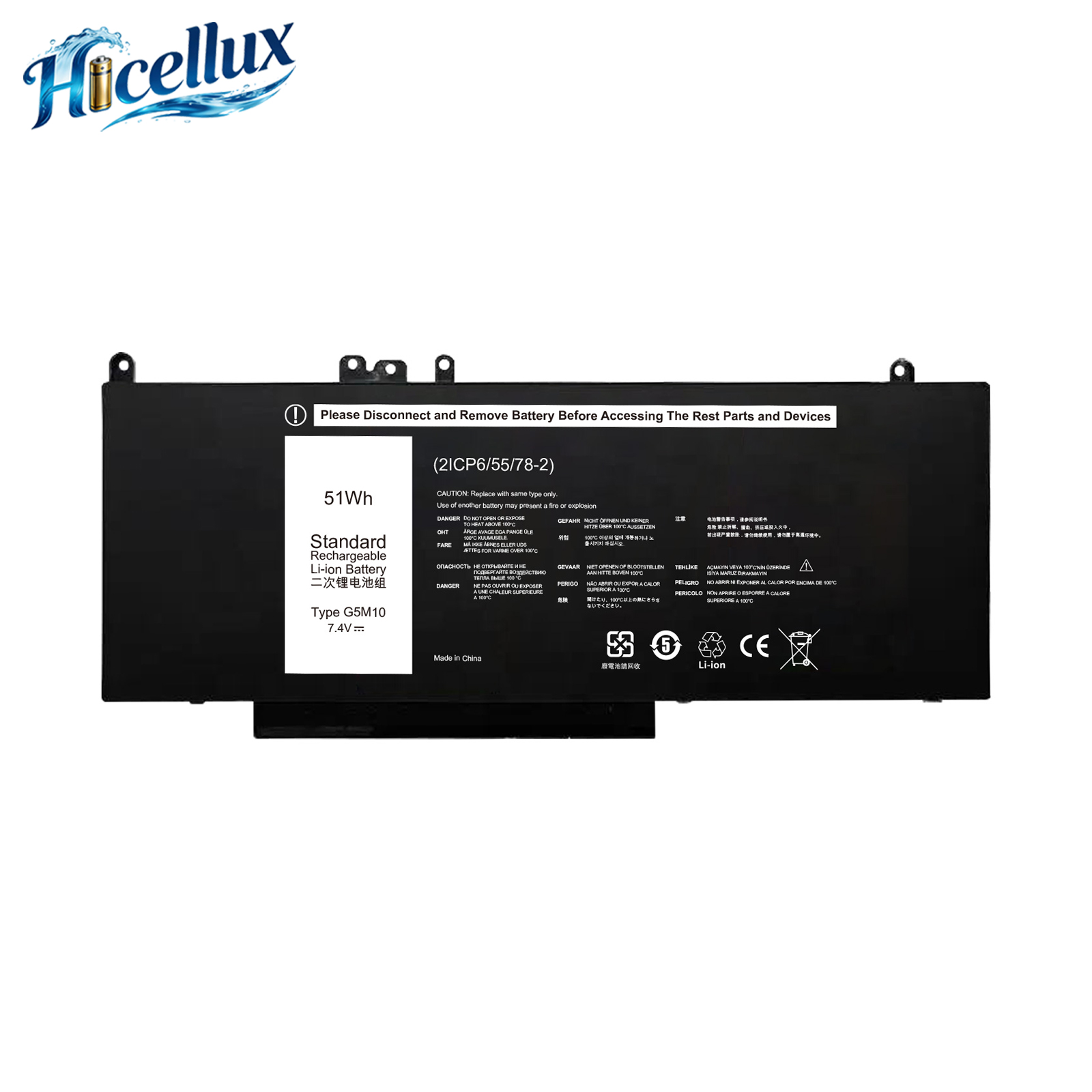 For Dell Latitude Replacement Battery