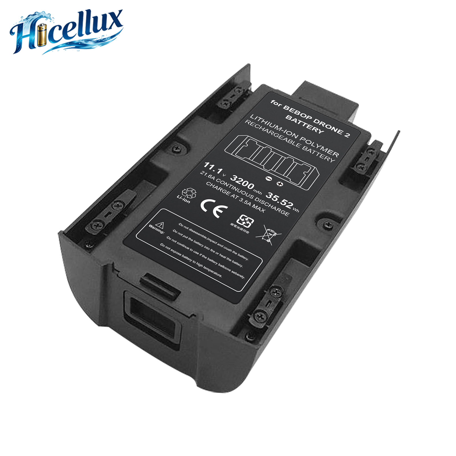 11.1 V 2950mAh for Parrot Bebop 2 Quadcopter Drone Battery