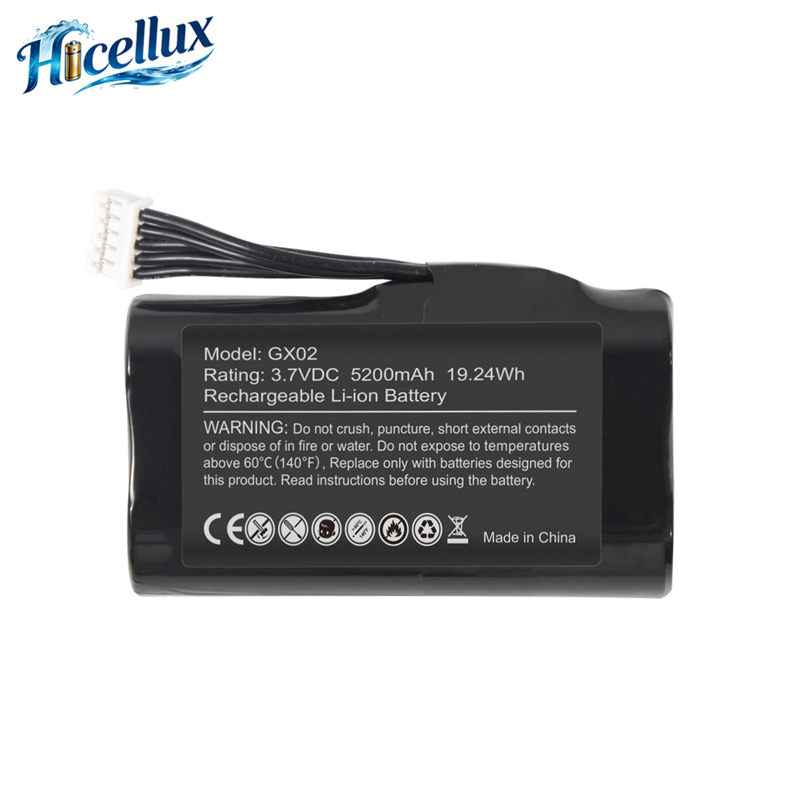 Nexgo GX02 Replacement Battery 