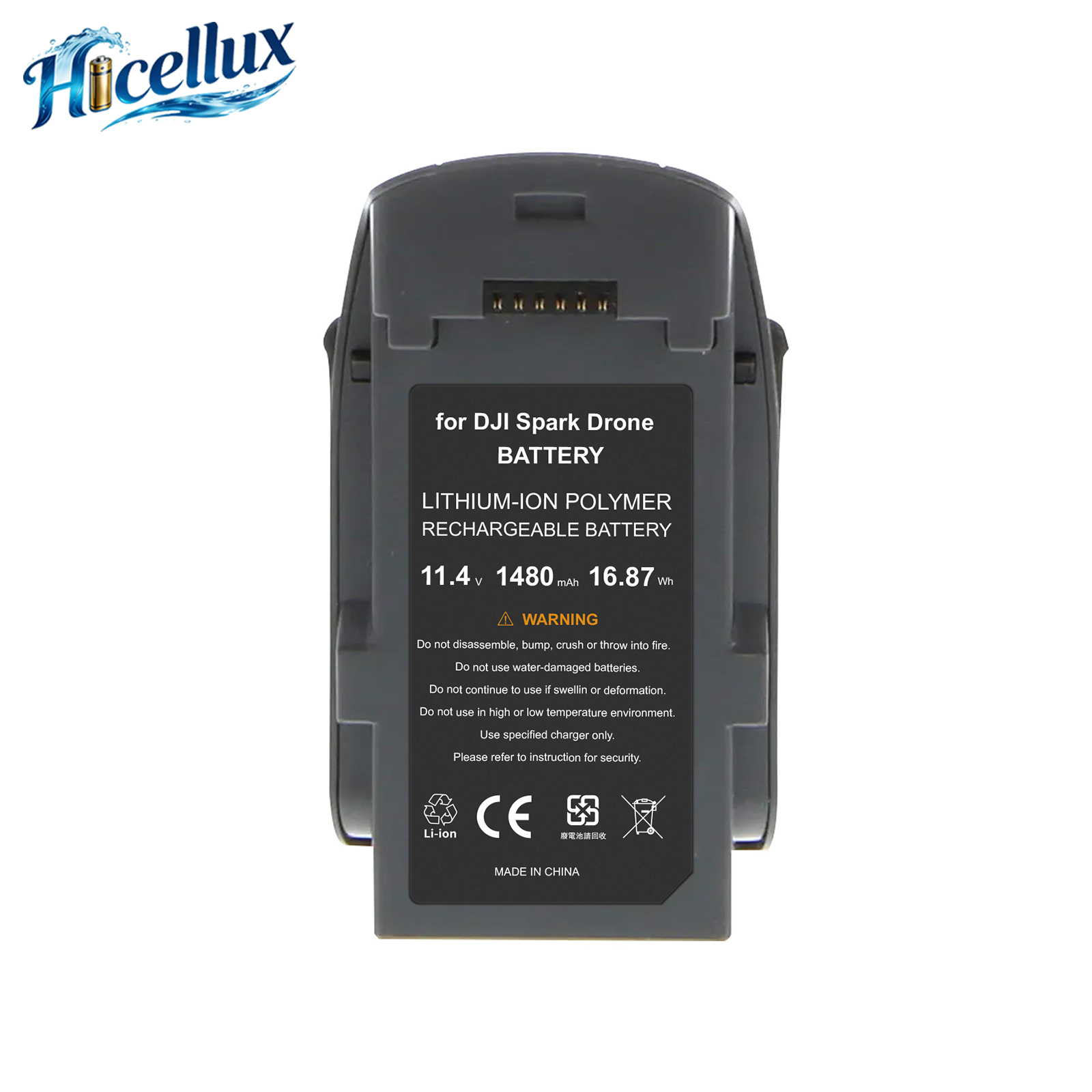 11.4V 1480mAh for DJI Spark Drone RC High Quality Battery