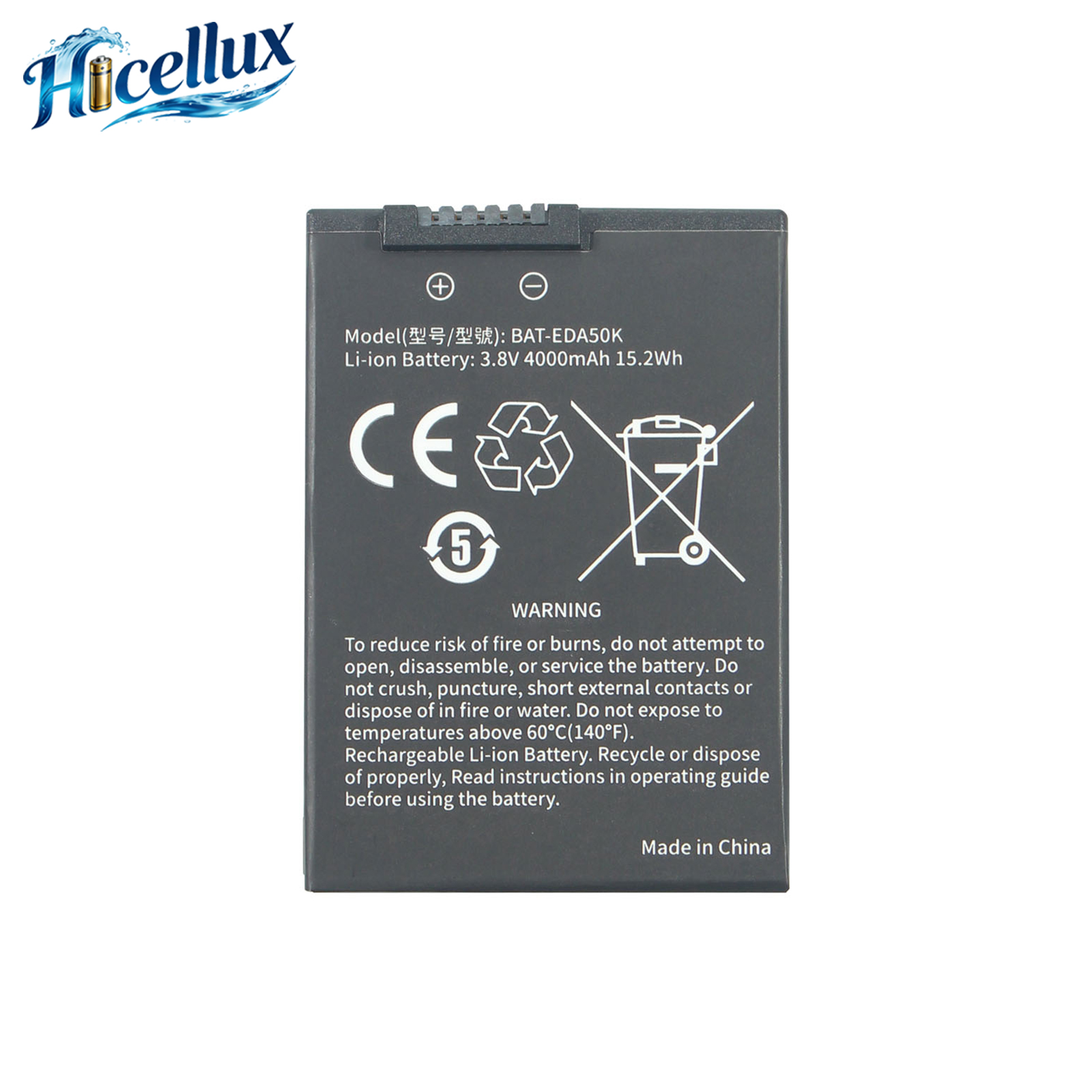 For BAT-EDA50K Replacement Battery