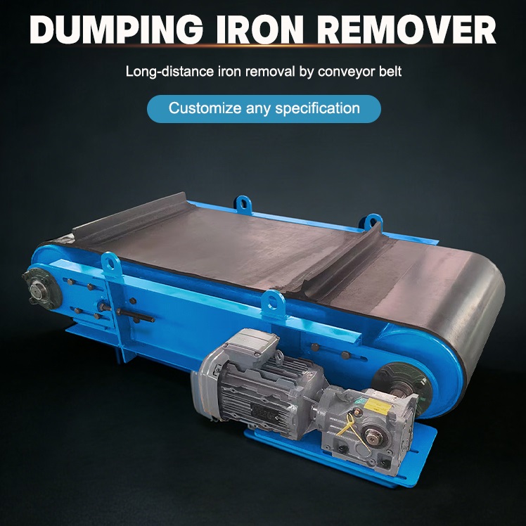 Automatic Cleaning Magnetic Separators for Iron Scrap Waste