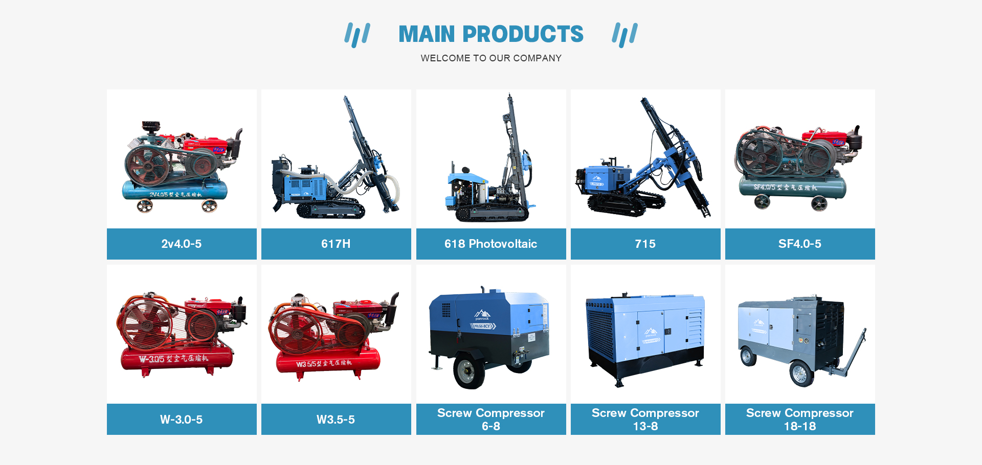 Blue 2v-4.0/5 reciprocating air compressor