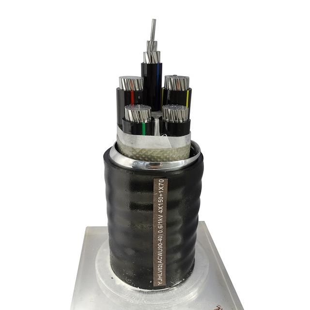 铝合金电缆 YJHLV82(ACWU90 40) 0.61kV 4X150+1X70