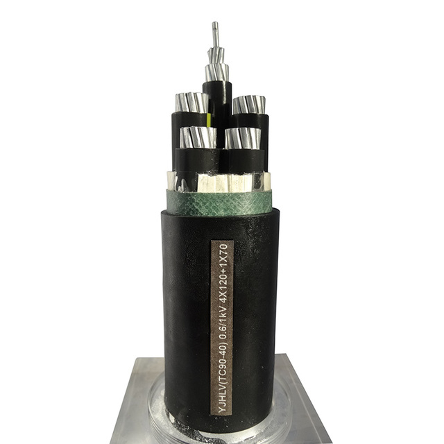 铝合金电缆YJHLV(TC90-40) 0.61kV 4X120+1X70