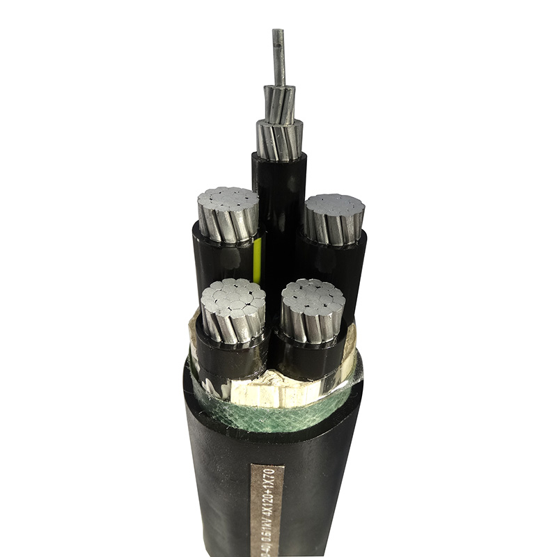 铝合金电缆YJHLV(TC90-40) 0.61kV 4X120+1X70