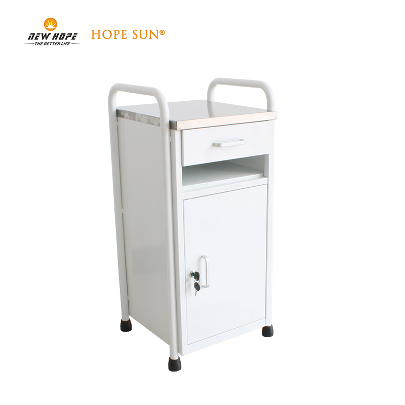 HS5416B Steel Powder Coated Bedside Cabinet