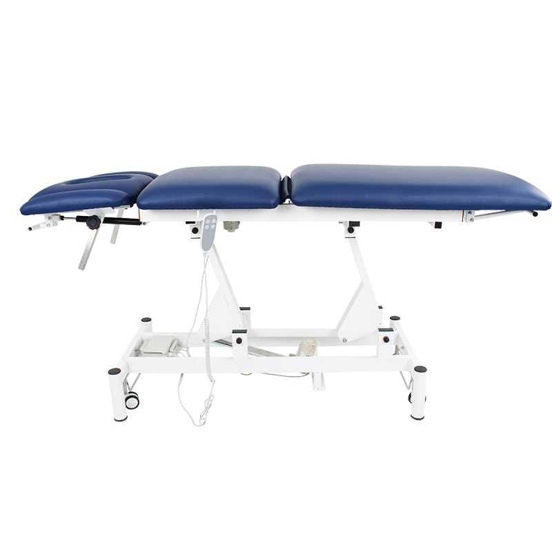 HS5202 Powder-coated Electric Folding Adjustable Physiotherapy Treatment Massage Tab