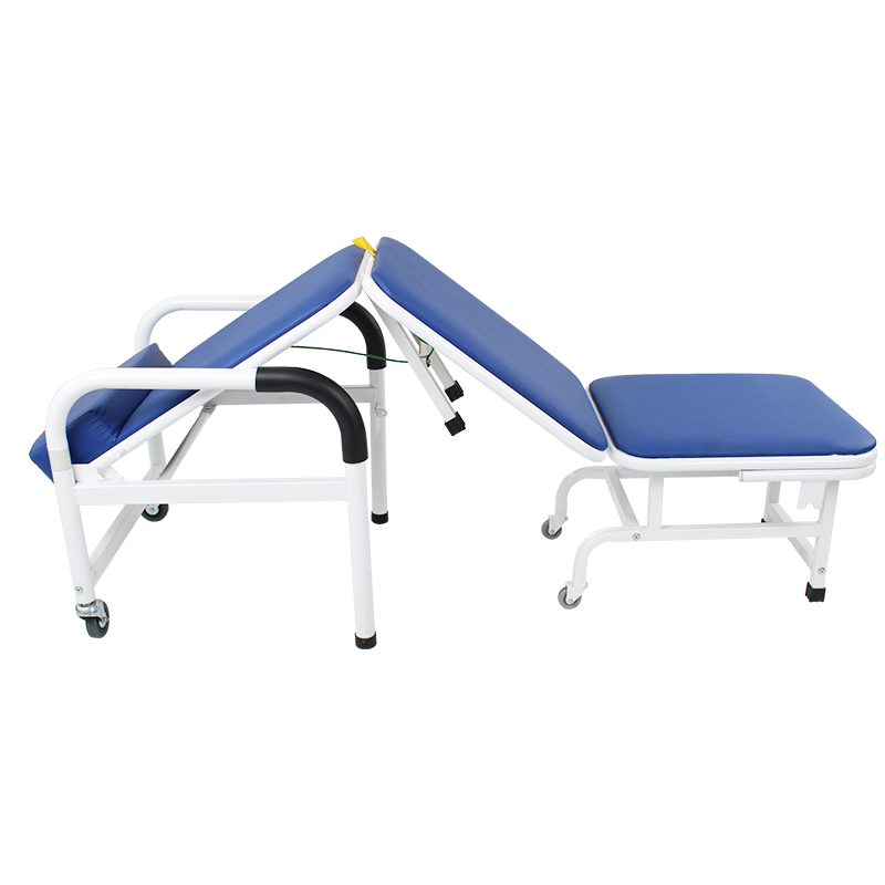 HS5944M Powder-coated Hospital Foldable Accompany Sleeping Chair
