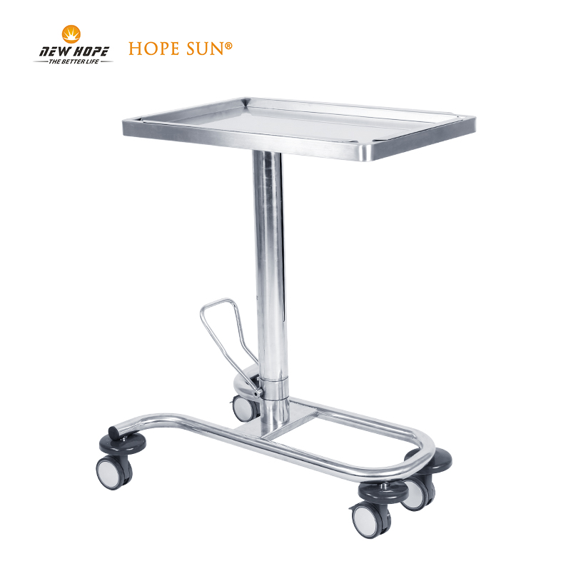 HS6101A Stainless Steel Hydraulic Mayo Table