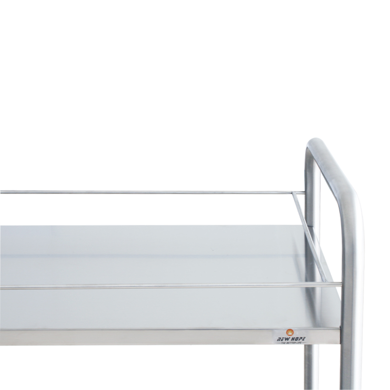 HS6111 Double-shelf Stainless Steel Instrument Trolley