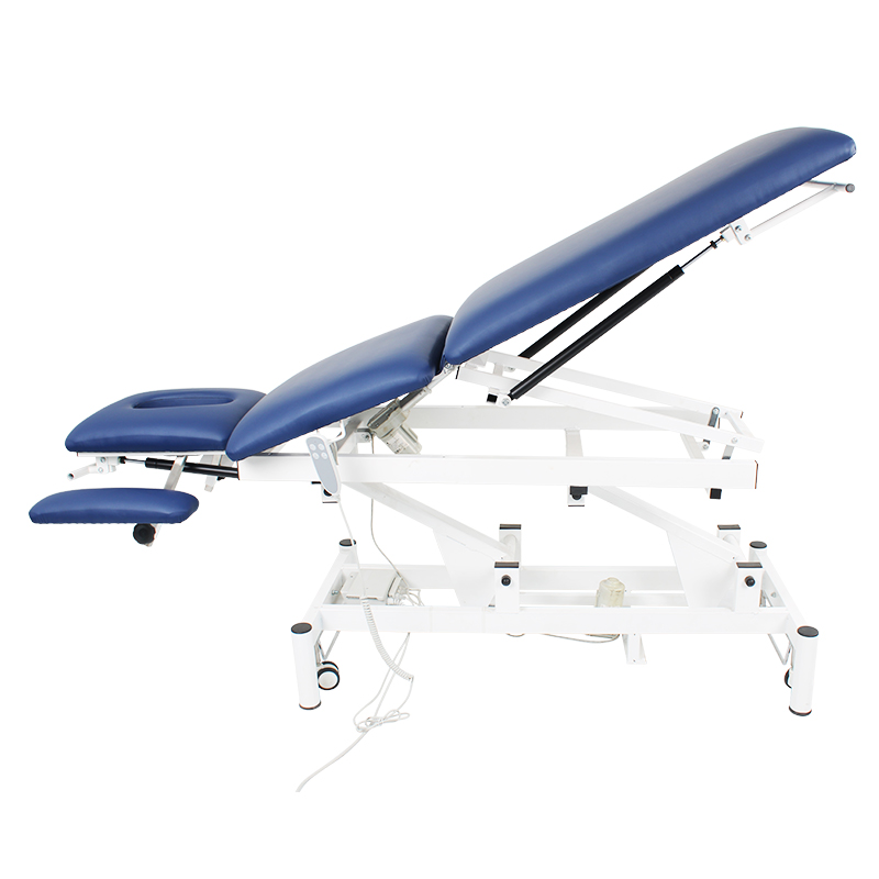 HS5202 Powder-coated Electric Folding Adjustable Physiotherapy Treatment Massage Tab