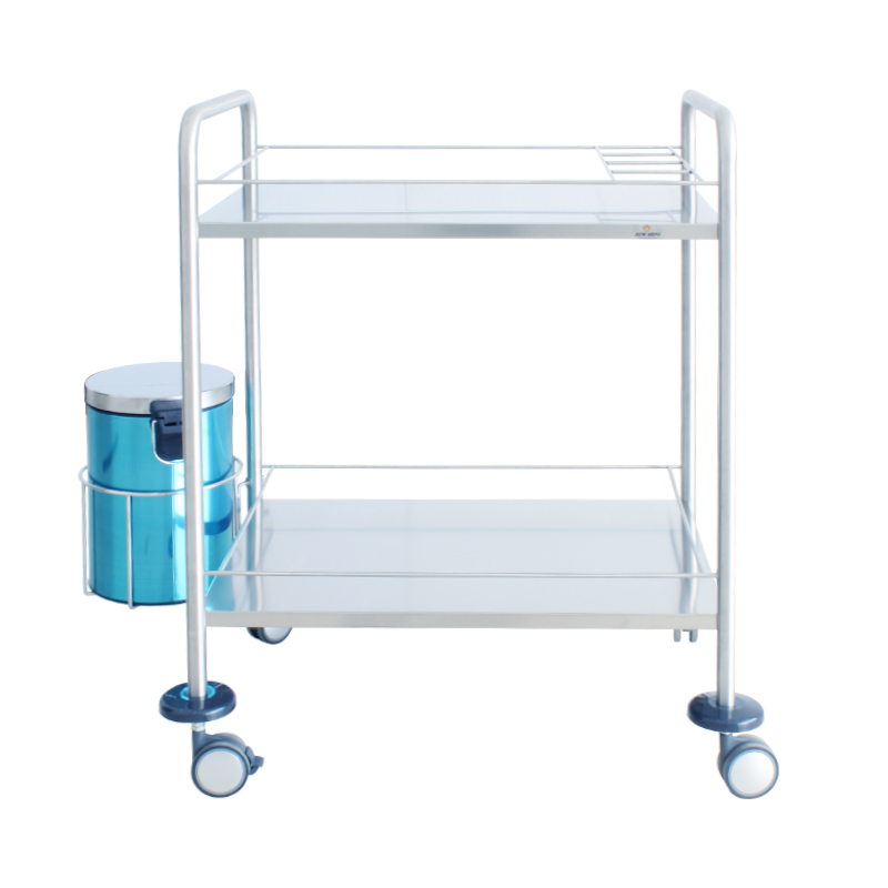 HS6153B Stainless Steel Instrument Trolley