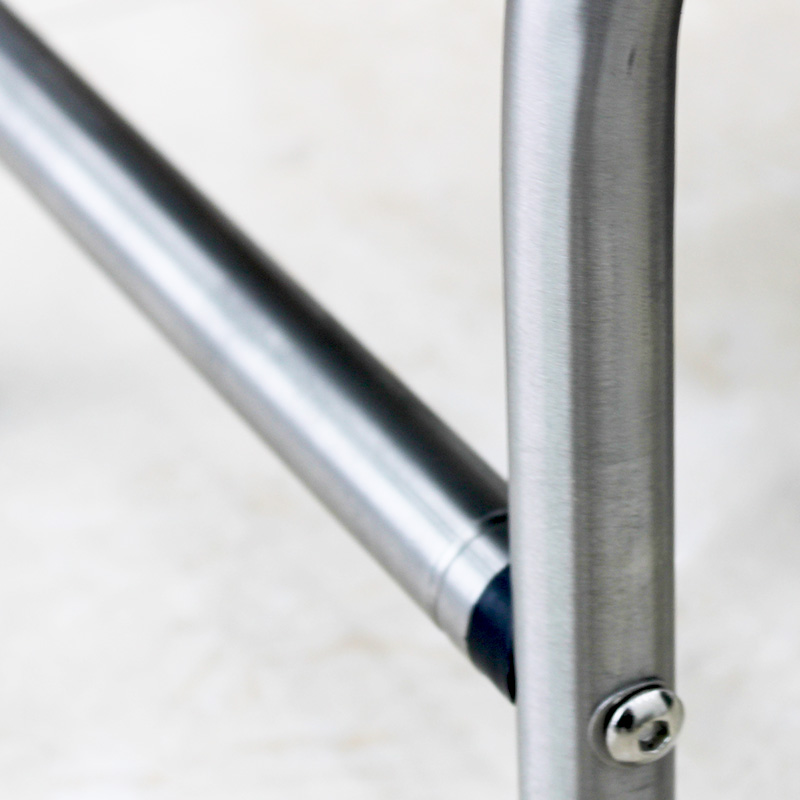 HS5608 Stainless Steel Double Step Stool