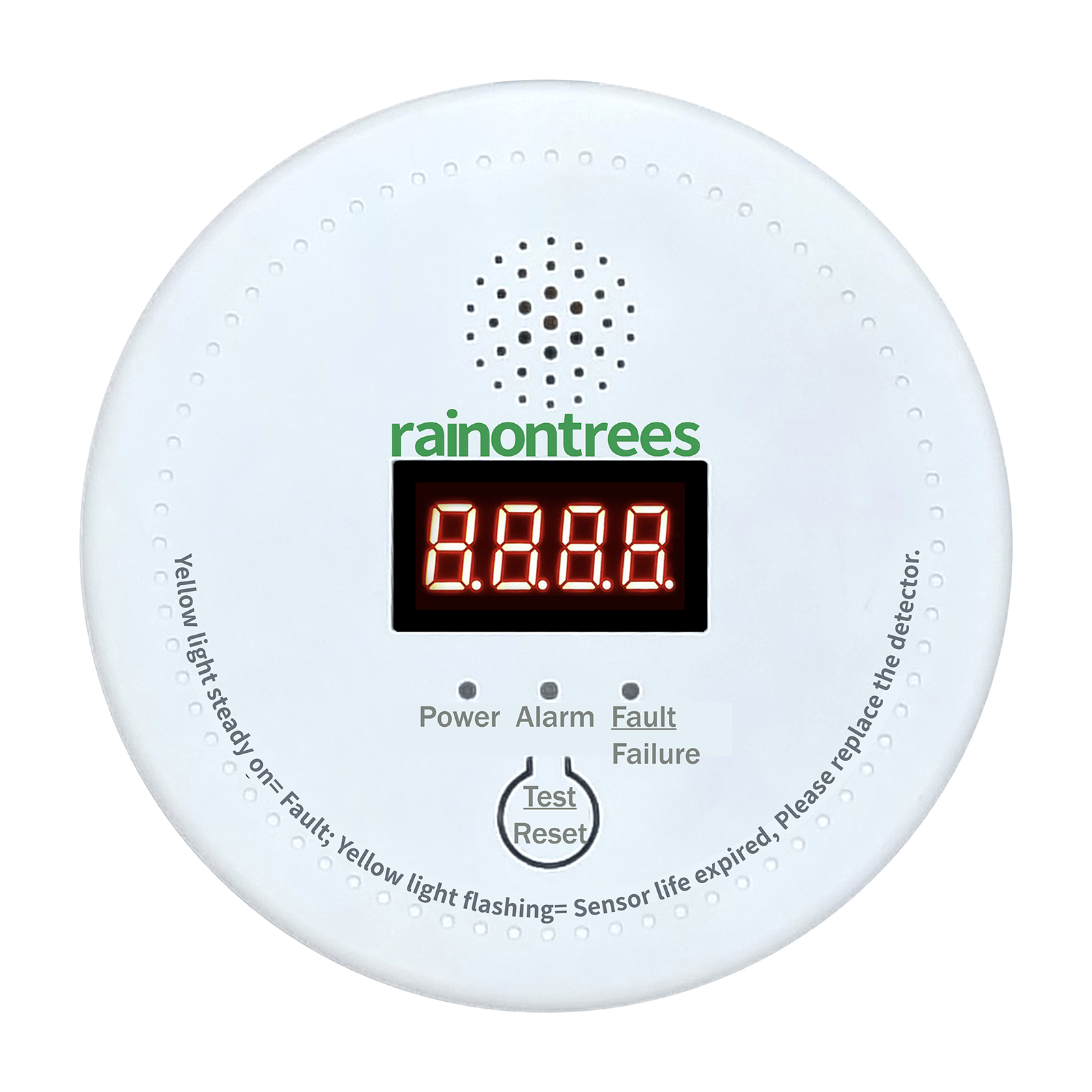 Household Carbon Monoxide Detector JM-RTCO15-W1