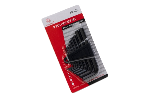 Allen Keys Set 9PCS（1.5mm-10mm）