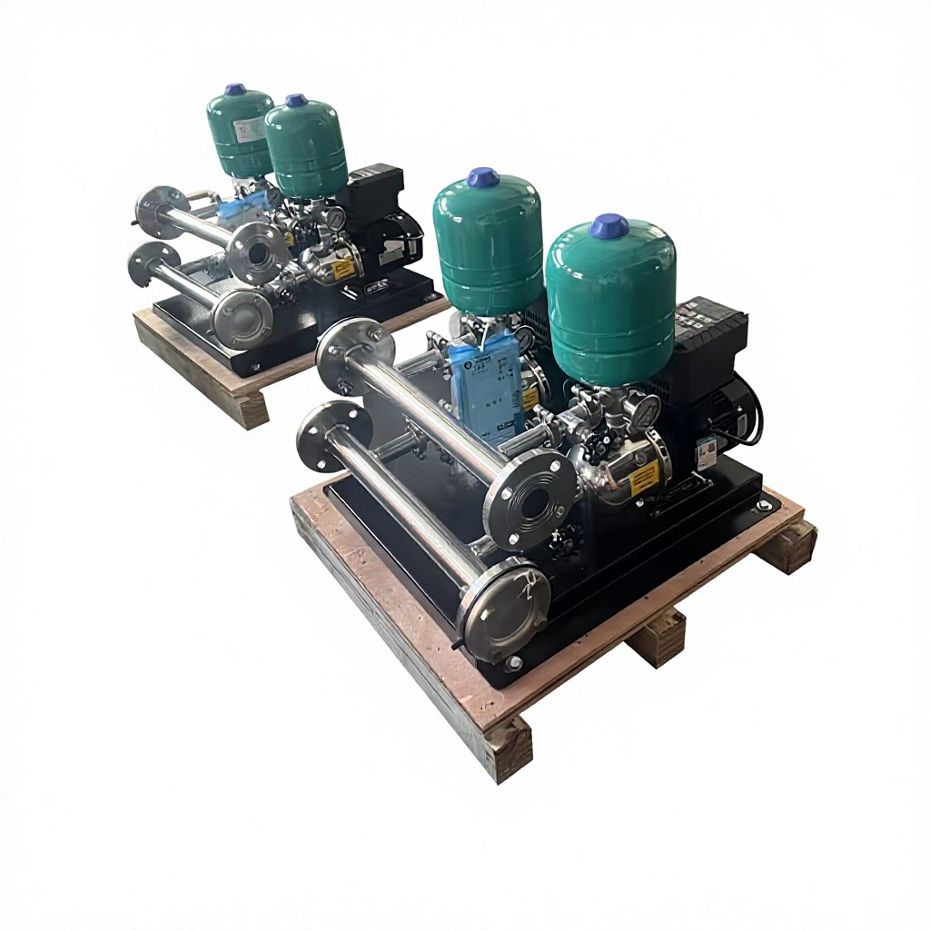 Horizontal booster pump group