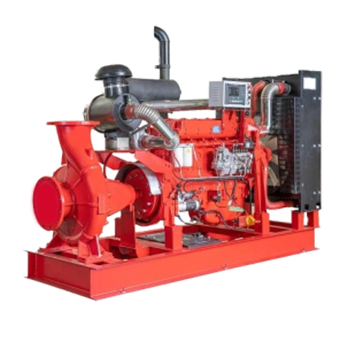 Diesel engine fire pump