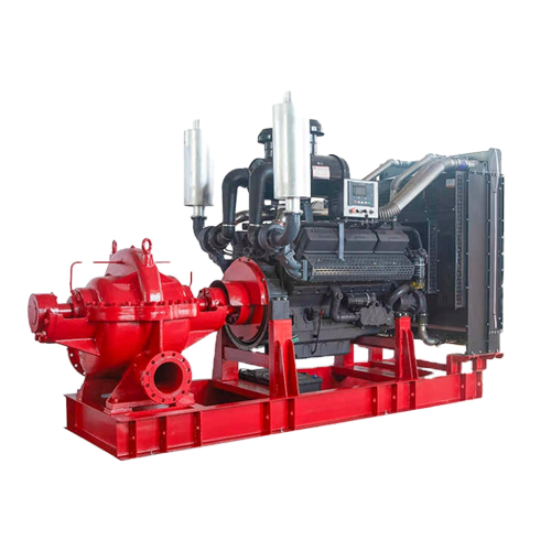 Diesel engine fire pump