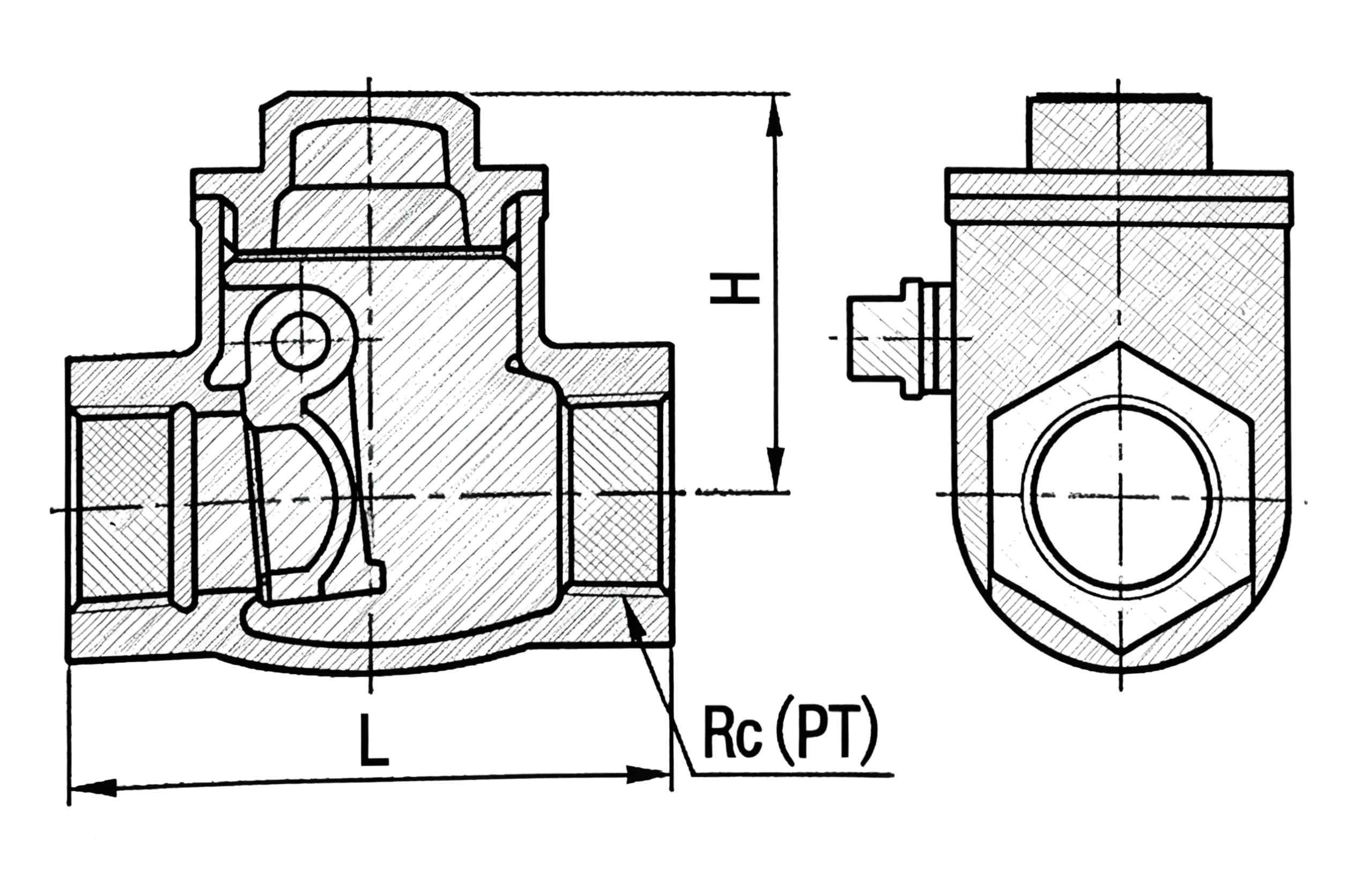 check valve卧式_副本