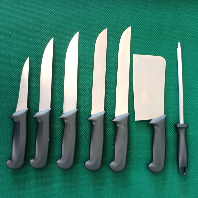 Kitchen knife set 8pcs cloth bag