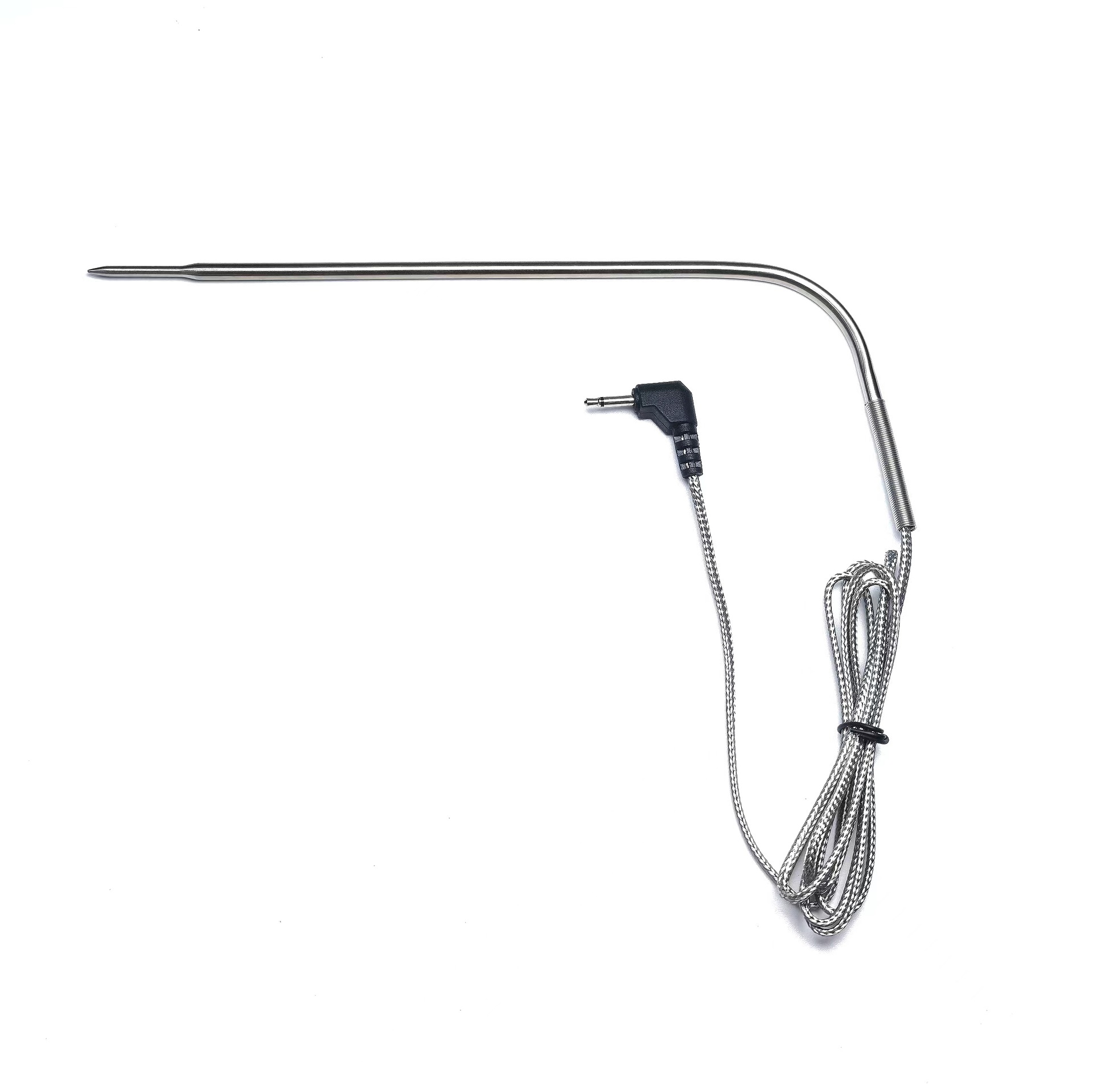 烧烤食品级不锈钢探针温度传感器耐高温热电偶 2.5mm单音插头